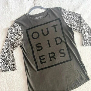 Cotton On Graphic Print 3/4 Sleeve Shirt​